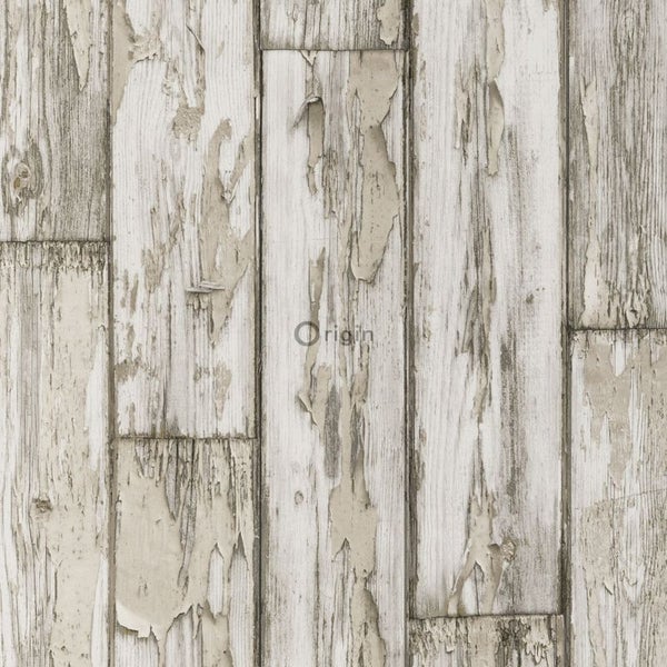 Origin Wallcoverings Tapete Holz-Optik Grau - 52 cm x 10.05 m - 307143
