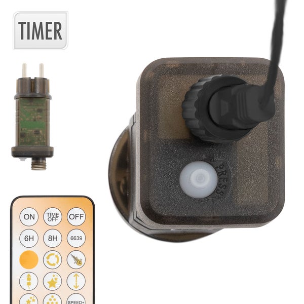 Timer für Lichterketten mit Fernbedienung