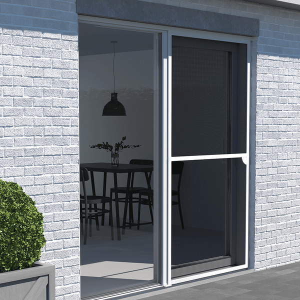 Livn Schiebetürjalousie Basic 120x240cm weiß