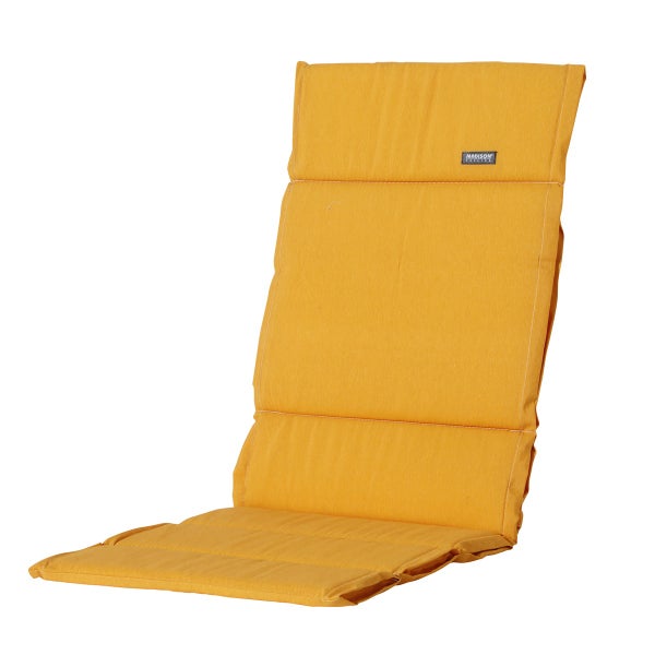 Hochlehnerauflage Fiber Deluxe Panama golden glow - Ca. 125x50 cm - 4er-Set