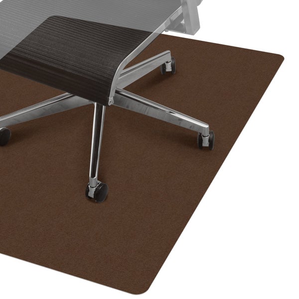 Bodenschutzmatte NEMESIS selbsthaftend für Hartboden Braun Größe: 150x150cm