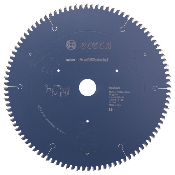 Bosch Kreissägeblatt Expert for Multi Material für Kapp- und Gehrungssägen 300 x 30 x 2,4 mm 96 - 2608642495