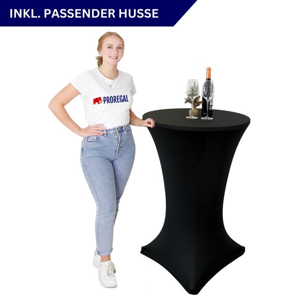 Stehtisch mit passender Housse inklusive