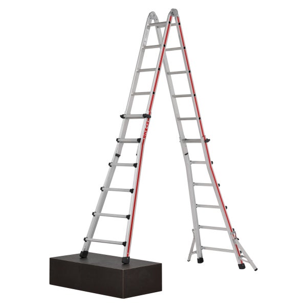 Mehrzweckleiter aus Aluminium in A-Form