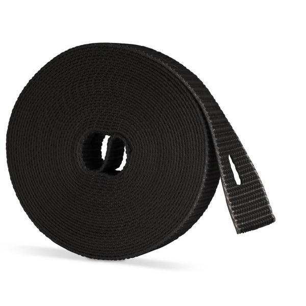 Aufrollband aus Stoff mit Ösen zur Befestigung