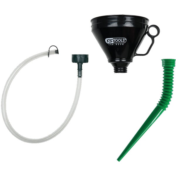Ölfilterschlüssel Set mit Trichter, Schlauch und Adapter
