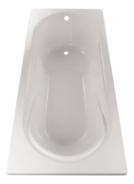 Calmwaters® Rechteck-Badewanne mit Dusche 180x80 cm, Acrylwanne Modern Small 2 mit Duschzone, Badewanne mit Dusche, Körperformbadewanne, Maße: 180 x 80 cm, Rechteckbadewanne Weiß, 02SL3314