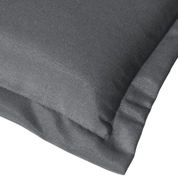 Beautissu Loft HL Hochlehner 120x50x6cm Graphitgrau (6tlg)