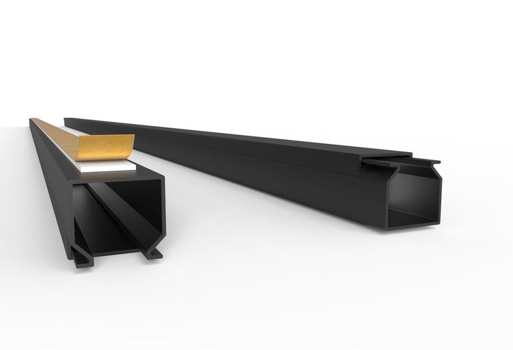 CILSON WDK1616SS Art.-Nr. 6700090.1 Kabelkanal Selbstklebend 16x16mm Schwarz - 1 m / 1000 mm, Robuste Kabelverlegung, Stilvolles Design