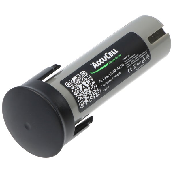 AccuCell Akkupack für Panasonic SDF-AK 210, 2,4 V 2000 mAh