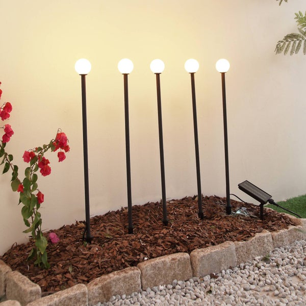Lindby LED Freydis (Modern) in Schwarz aus Aluminium (1 flammig, )