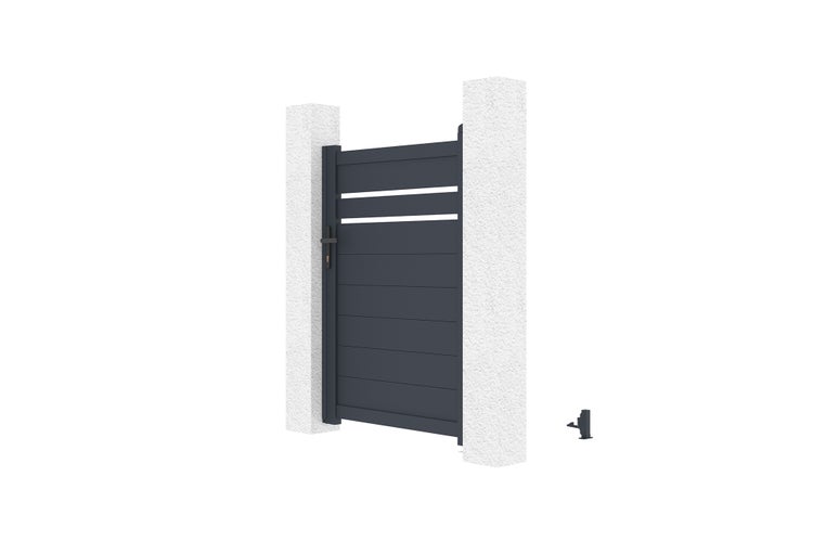 Gartentür aus aluminium 1m CIMONE 100P140