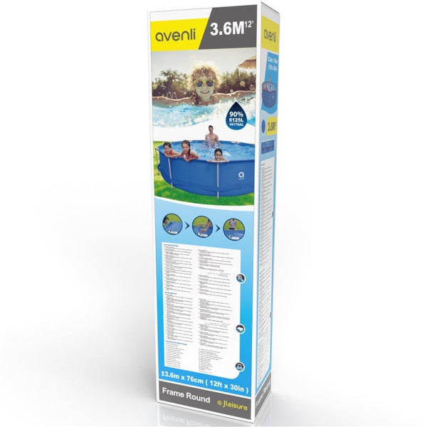 Avenli Frame Pool 3.6 Meter Verpackung
