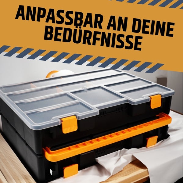 Sortimentskoffer Doppel Seitig Sortimentkasten Kleinteile Magazin Tackle Box