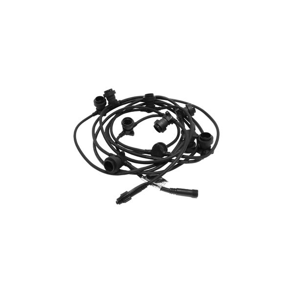 Lichterkette mit Fassungen und Kabel