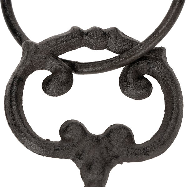 Detailansicht eines Dekoelements aus Gusseisen