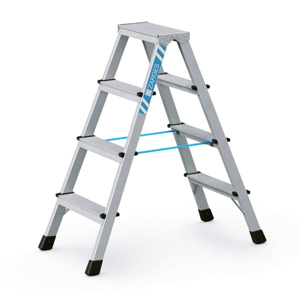 Zarges Haushaltsleiter mit vier Stufen