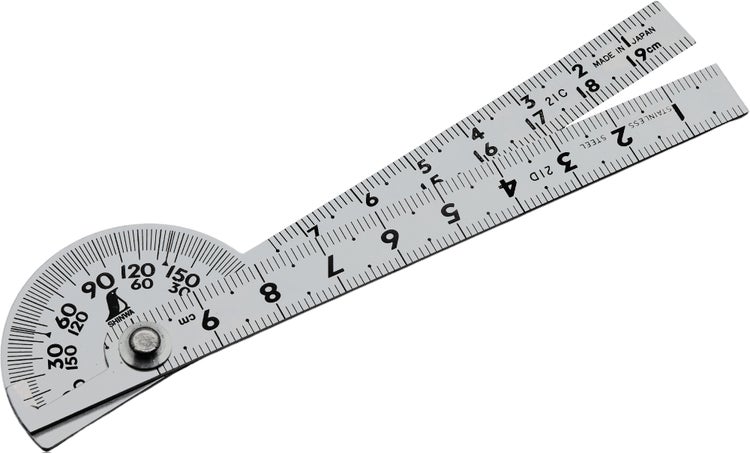 Shinwa Mini Gradmesser, Winkelmesser, No.40,  10cm