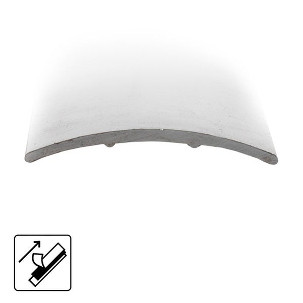 FLOORDIREKT Übergangsprofil - Übergang zwischen Bodenbelägen - Breite: 30 mm - Schwarz - Selbstklebend - 100 cm