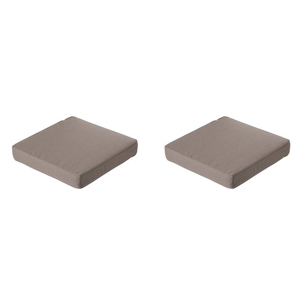 Lounge Profi-Line Sitzkissen Manchester taupe - ca. 73x73 cm - 2er-Set