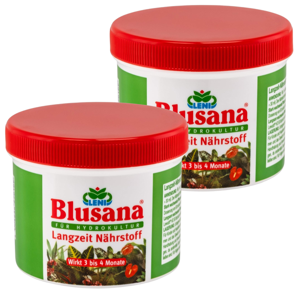 Blusana Langzeitdünger 400 ml Lewatit HD 50 NPK Dünger für Zierpflanzen in Hydrokultur (2x 200ml Dose)