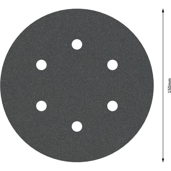 Schleifscheibe, Durchmesser 150 mm mit sechs Löchern