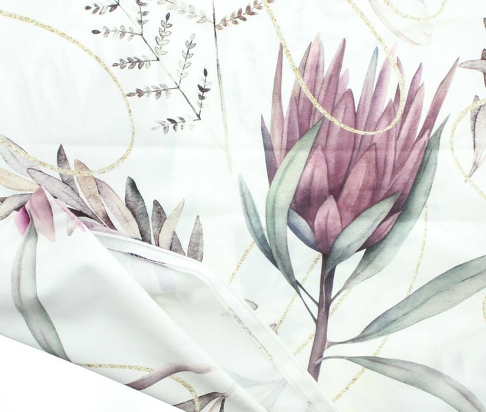 FRANK FLECHTWAREN | Kissenhülle Blüte, 2er Set, POLYESTER, 45 x 45 cm