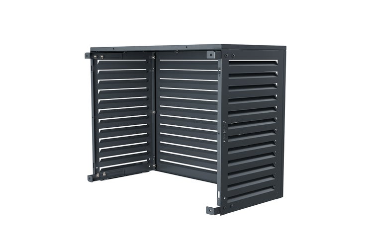 Abdeckung mit Lamellen für den Außenbereich