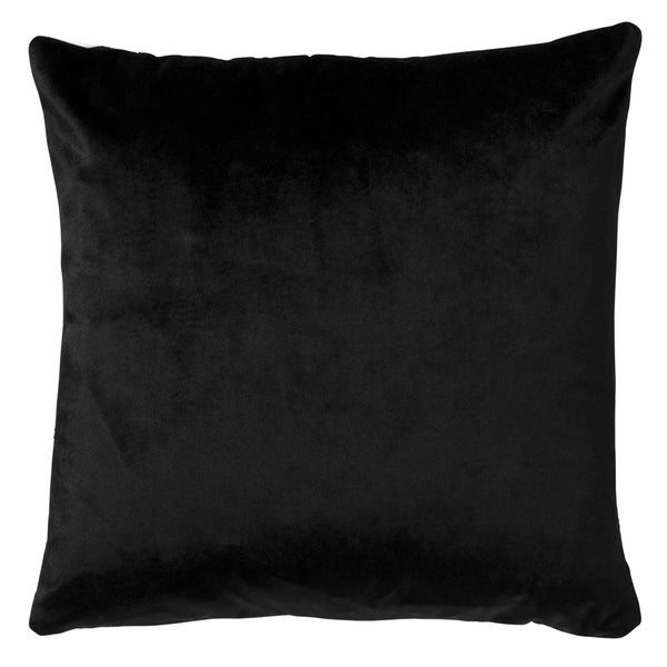 Elina Kissenbezug - Mit Blumenmuster 45x45 cm, Schwarz