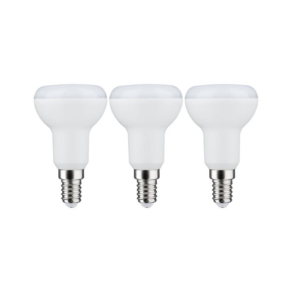 Standard 230V LED Reflektor R50 E14 3er-Set 3x450lm 3x5,5W 2700K Opal