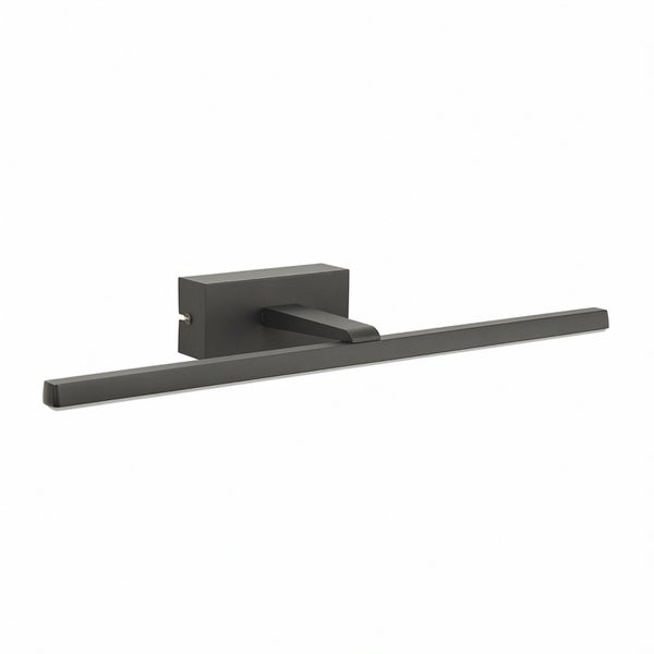 Moderne LED Spiegelleuchte für Badezimmer mit schmalem Design und rechteckigem Wandanschluss