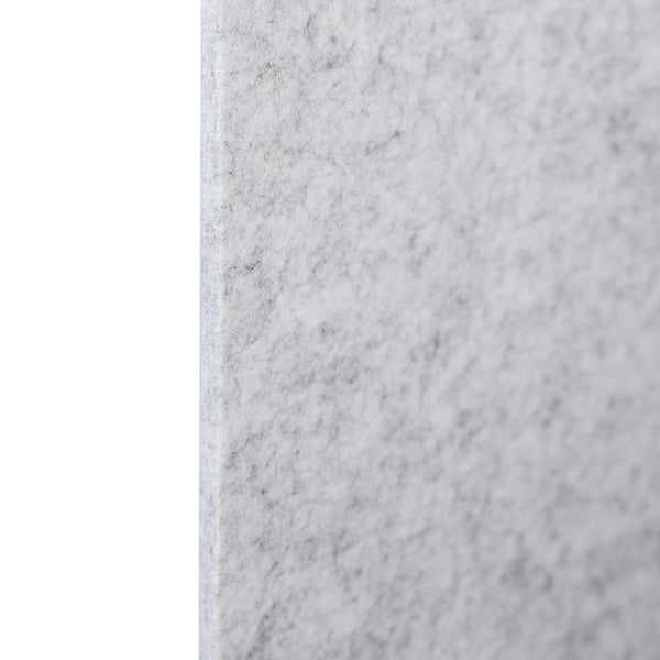 Akustisches Wandpaneel aus PET-Filz – 50 x 50 cm – Hellgrau