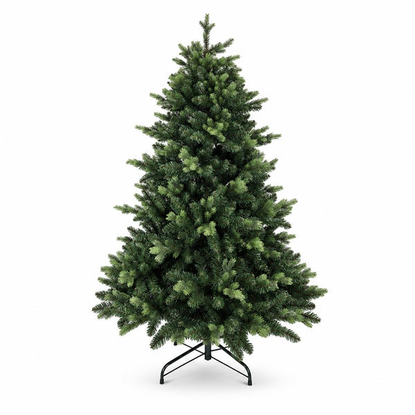 Künstlicher Weihnachtsbaum mit dichtem Nadelkleid auf Metallständer