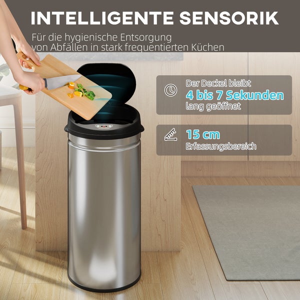 Schwarzer Heizlüfter mit den Maßen 22 cm Höhe, 15,8 cm Breite und 21,5 cm Tiefe auf einem Tisch