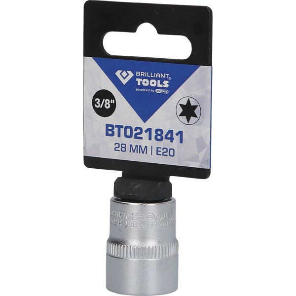 BRILLIANT TOOLS 3/8 Torx-E-Stecknuss E20 - BT021841