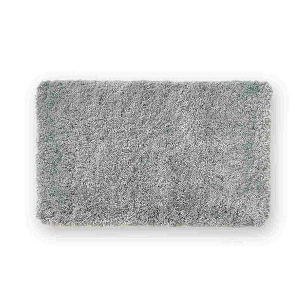 1 St. Hochflor Badematten MALMÖ Grau 50 x 80 cm