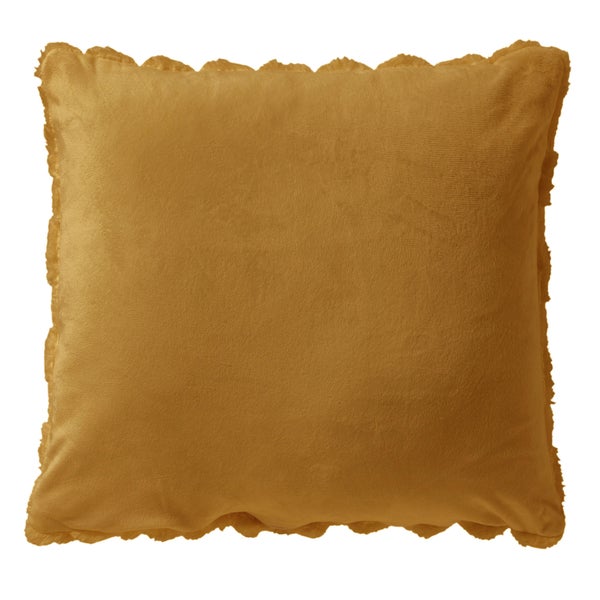 Quadratisches Dekokissen mit Zierkante