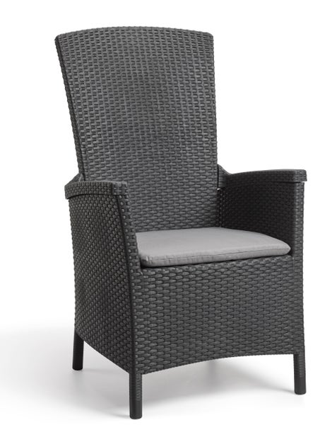 Keter Vermont Gartenstuhl - 64x68x107cm – Graphit