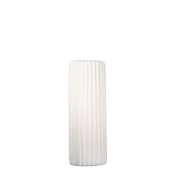 Vase GILDE Höhe 58 cm weiß Keramik