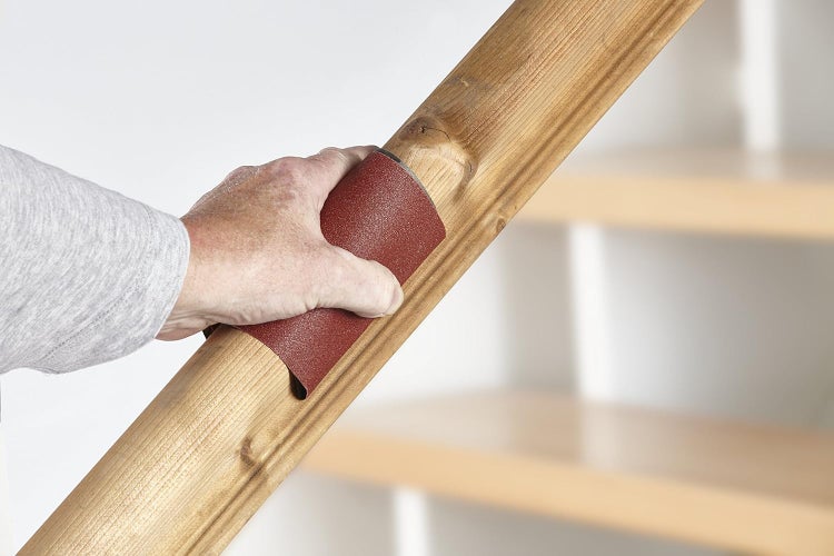 kwb Schleifpapier-Rolle - K-80, 93 mm x 5 m, für Metall und Holz - Korund, Schleif-Rolle für Hand- und Schwing-Schleifer
