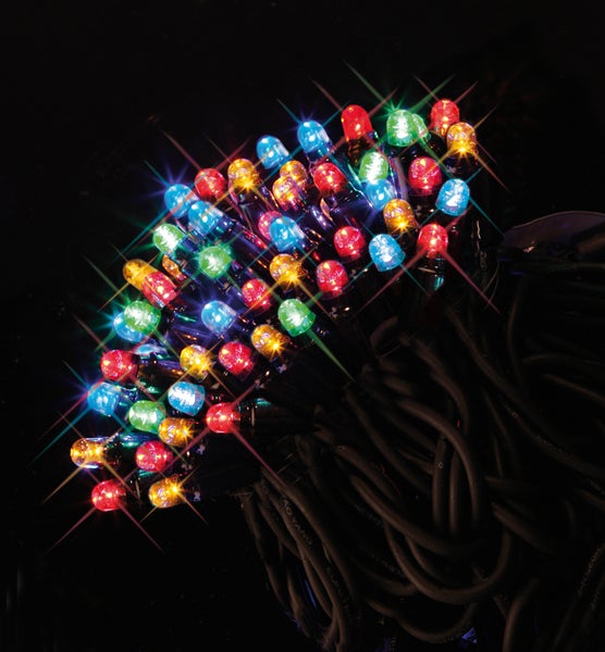 LED Lichterkette mit mehreren farbigen Leuchten