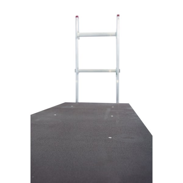 Transportwagen mit Ladefläche und Leiter