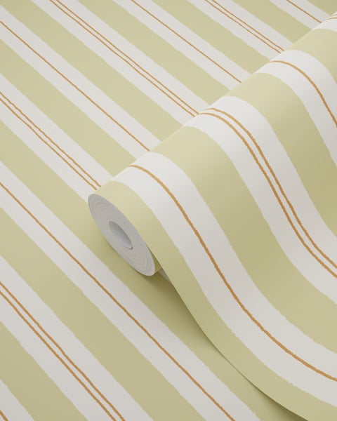 Tapetenrolle mit Streifenmuster