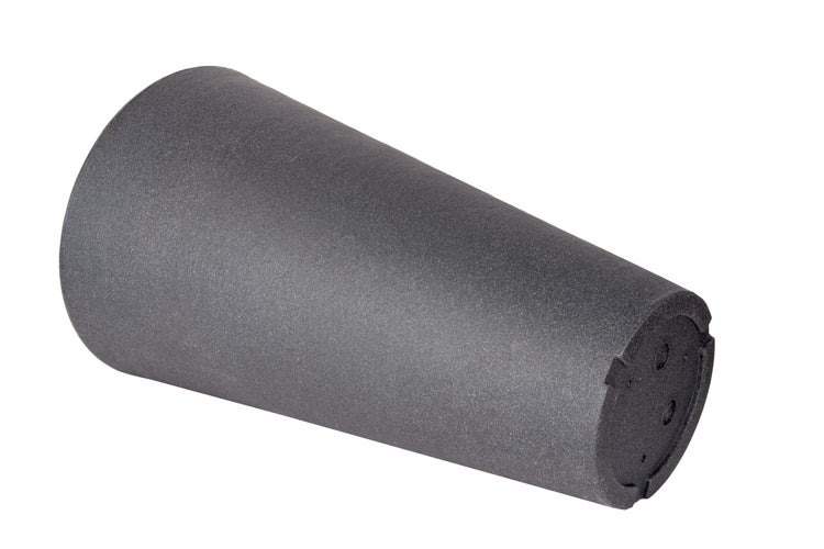 BigDean Pflanzkübel in Stein-Optik - 70 x 40 cm - 50 Liter - hoher Blumenkübel in Anthrazit - konisch - für Innen & Außen - frostsicher & wasserdicht