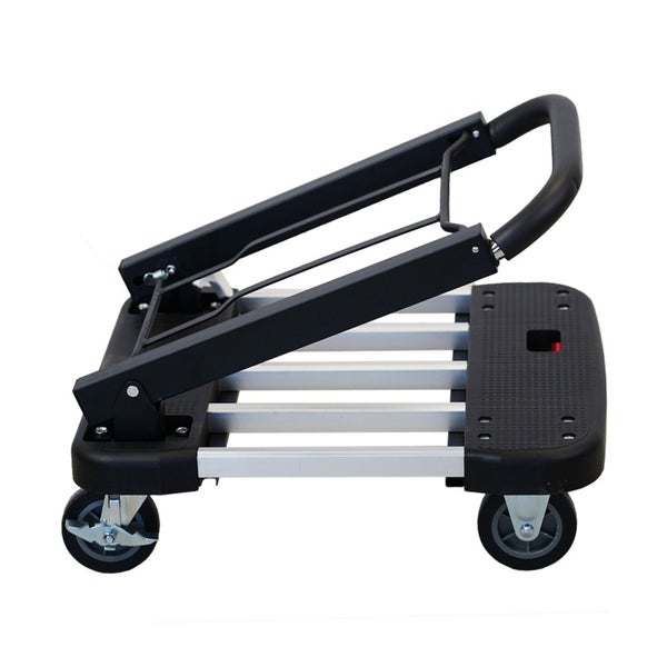 PROREGAL Klappbarer Profi-Transportwagen TAURUS 150 | HxBxT 97x46x76cm | Traglast 150kg | Höhenverstellbarer Griff | Transporthilfe Klappwagen