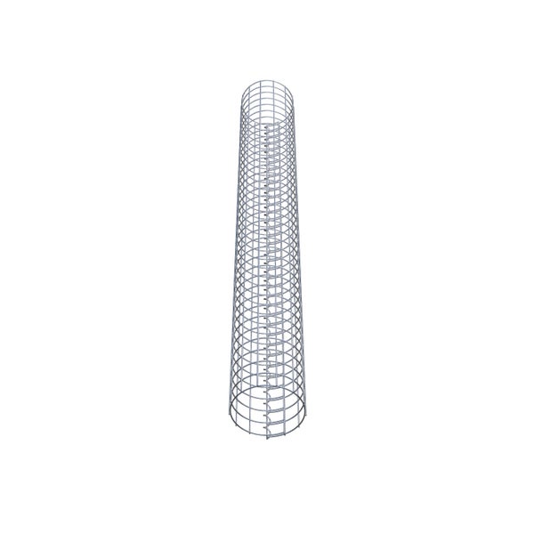 Gabionensäule Durchmesser 22 cm MW 5 x 5 cm rund - Höhe: 180 cm