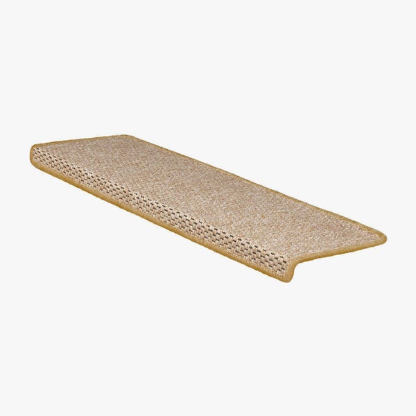 FLOORDIREKT Stufenmatte Kalkutta - Sisaloptik - Schlingenpol - Selbstklebend - Natur - Rechteckig - 23,5 x 65 cm