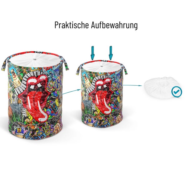 Wäschekorb Graffiti