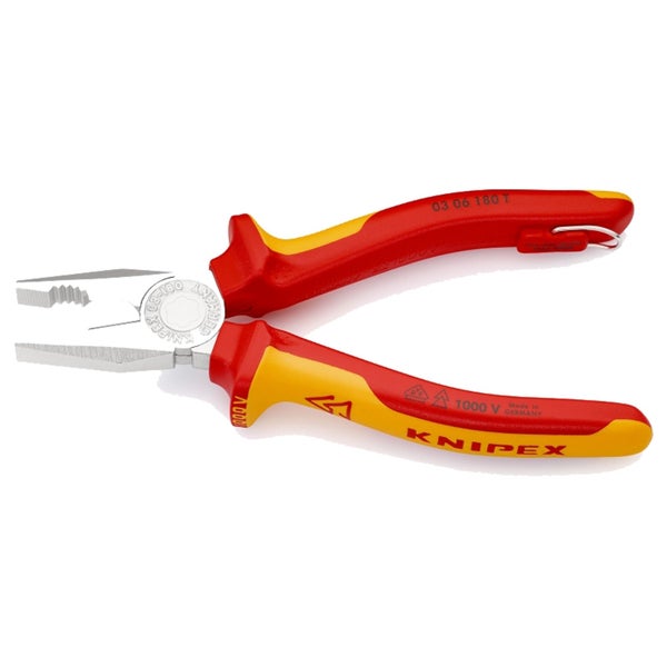 Knipex Kombizange mit Befestigungsöse - 0306180T