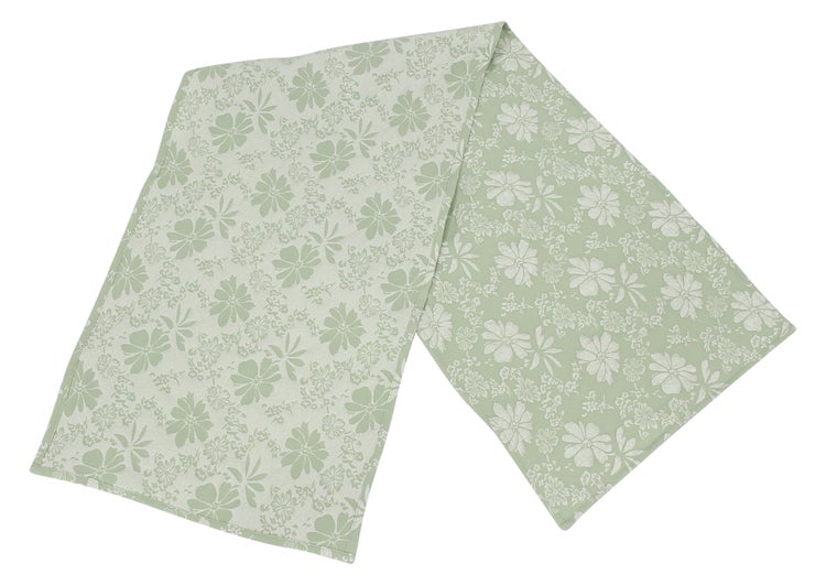 FRANK FLECHTWAREN|Tischläufer Lindengrün, 40 x 140 cm, POLYESTER
